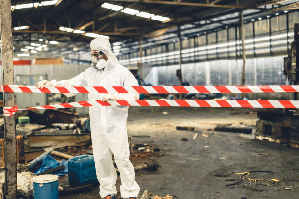 Professional Biohazard technician working in Livingston, TN
